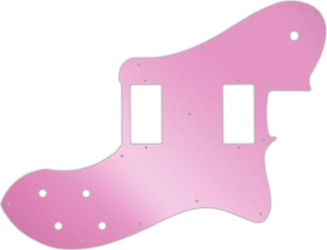 WD Custom Pickguard For Fender 2013-Present Chris Shiflett Telecaster Deluxe #10P Pink Mirror