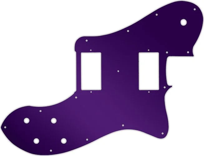 WD Custom Pickguard For Fender 2013-Present Chris Shiflett Telecaster Deluxe #10PR Purple Mirror