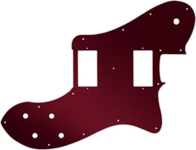 WD Custom Pickguard For Fender 2013-Present Chris Shiflett Telecaster Deluxe #10R Red Mirror