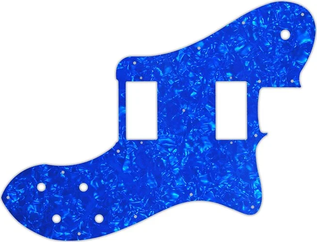 WD Custom Pickguard For Fender 2013-Present Chris Shiflett Telecaster Deluxe #28BU Blue Pearl/White/