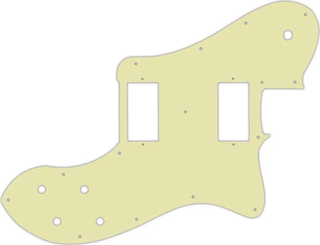 WD Custom Pickguard For Fender 2013-Present Chris Shiflett Telecaster Deluxe #34S Mint Green Solid
