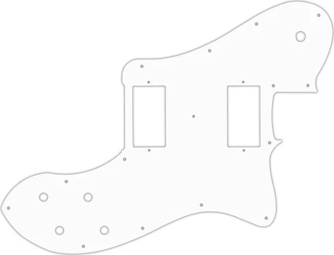 WD Custom Pickguard For Fender 2013-Present Chris Shiflett Telecaster Deluxe #04R White/Red/White