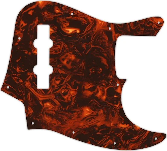 WD Custom Pickguard For Fender 2013-Present Made In Mexico Geddy Lee Jazz Bass #05F Faux Tortiose