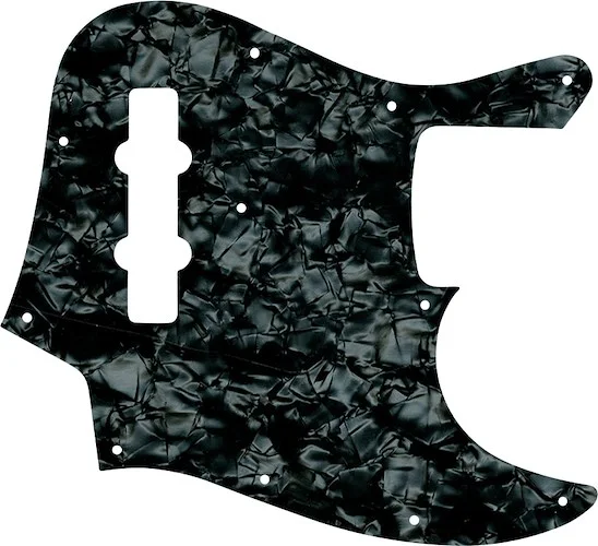 WD Custom Pickguard For Fender 2013-Present Made In Mexico Geddy Lee Jazz Bass #28JBK Jet Black Pearl