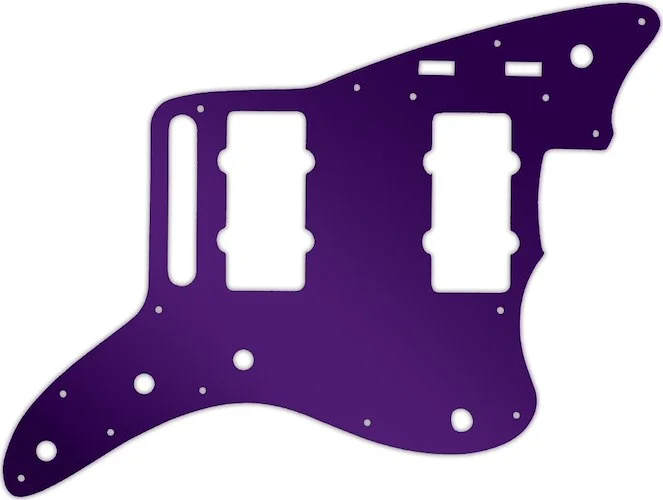 WD Custom Pickguard For Fender 2014-2019 Made In Mexico Troy Van Leeuwen Jazzmaster #10PR Purple Mir