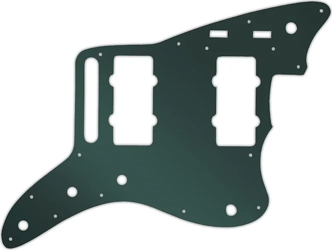 WD Custom Pickguard For Fender 2014-2019 Made In Mexico Troy Van Leeuwen Jazzmaster #10S Smoke Mirro