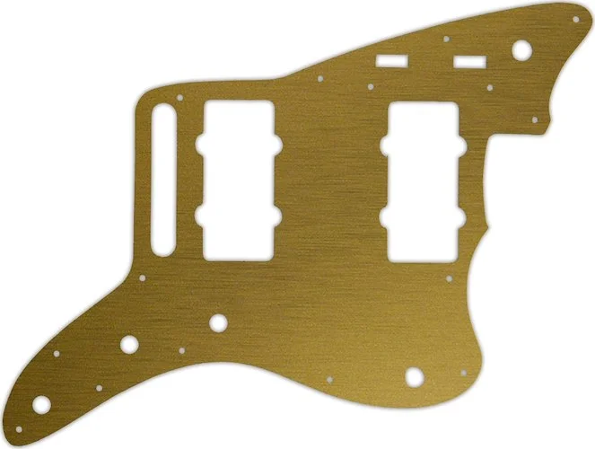 WD Custom Pickguard For Fender 2014-2019 Made In Mexico Troy Van Leeuwen Jazzmaster #14 Simulated Br