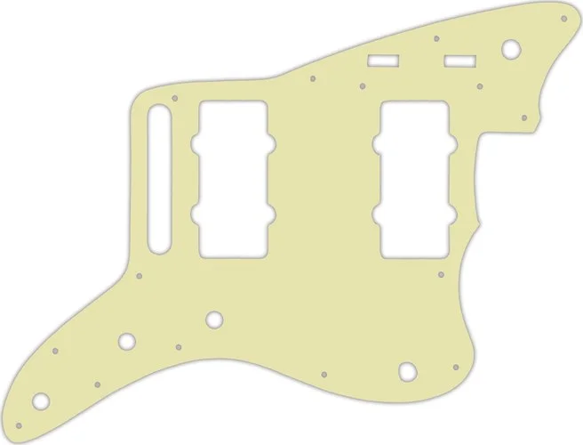 WD Custom Pickguard For Fender 2014-2019 Made In Mexico Troy Van Leeuwen Jazzmaster #34T Mint Green 