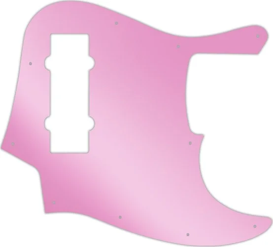 WD Custom Pickguard For Fender 2014 Made In China 5 String Modern Player Jazz Bass V Satin #10P Pink