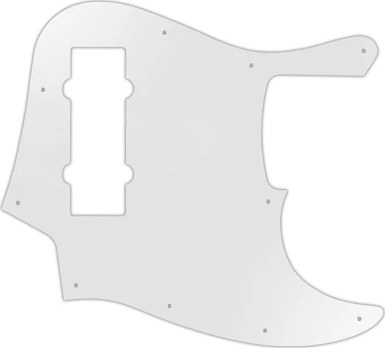 WD Custom Pickguard For Fender 2014 Made In China 5 String Modern Player Jazz Bass V Satin #22 Trans