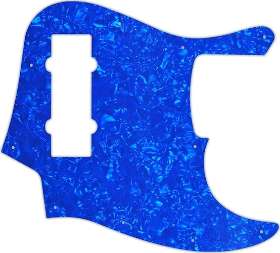 WD Custom Pickguard For Fender 2014 Made In China 5 String Modern Player Jazz Bass V Satin #28BU Blu