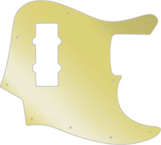 WD Custom Pickguard For Fender 2014 Made In China Modern Player Jazz Bass Satin #10GD Gold Mirror