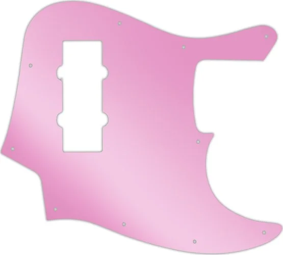 WD Custom Pickguard For Fender 2014 Made In China Modern Player Jazz Bass Satin #10P Pink Mirror