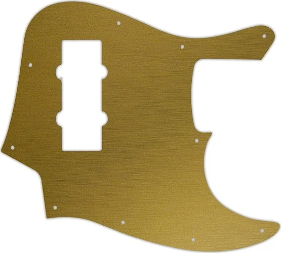 WD Custom Pickguard For Fender 2014 Made In China Modern Player Jazz Bass Satin #14 Simulated Brushe