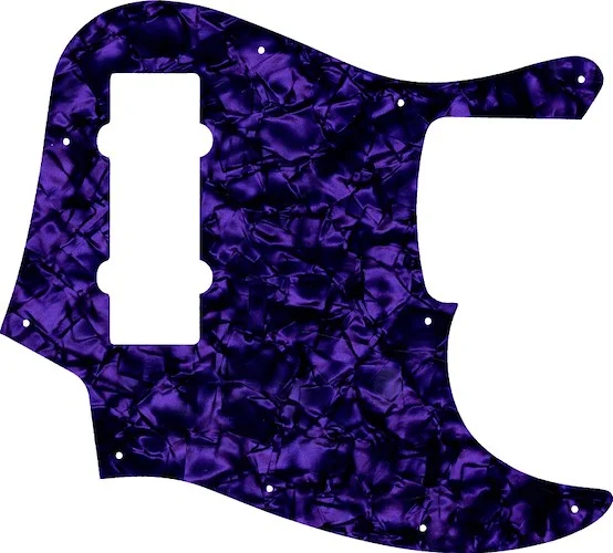 WD Custom Pickguard For Fender 2014 Made In China 5 String Modern Player Jazz Bass V Satin #28PR Purple Pearl