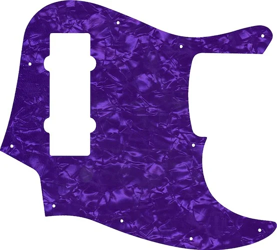 WD Custom Pickguard For Fender 2014 Made In China 5 String Modern Player Jazz Bass V Satin #28PRL Light Purple Pearl