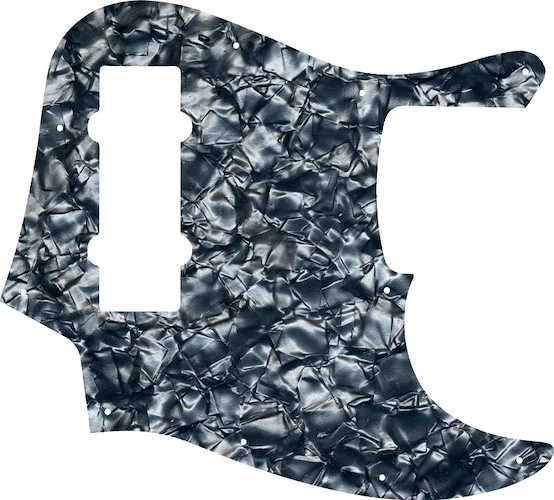 WD Custom Pickguard For Fender 2014 Made In China 5 String Modern Player Jazz Bass V Satin #28SG Silver Grey Pearl