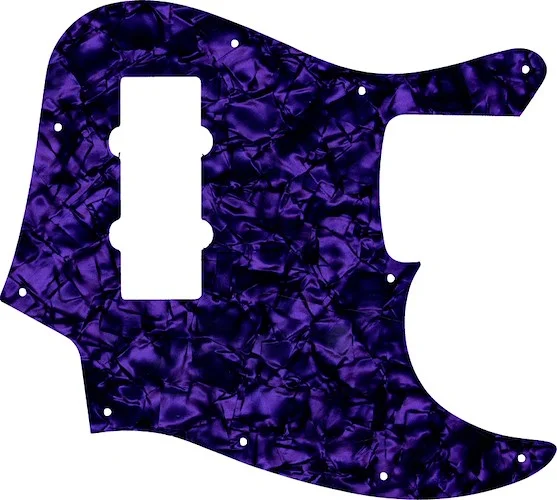 WD Custom Pickguard For Fender 2014 Made In China Modern Player Jazz Bass Satin #28PR Purple Pearl