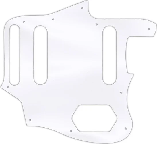 WD Custom Pickguard For Fender 2015-2018 Made In Mexico Classic Series 60s Jaguar Lacquer #45T Clear