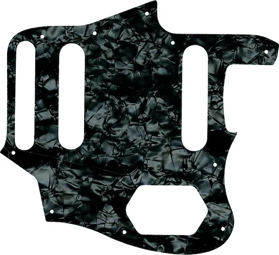 WD Custom Pickguard For Fender 2015-2018 Made In Mexico Classic Series 60s Jaguar Lacquer #28JBK Jet Black Pearl