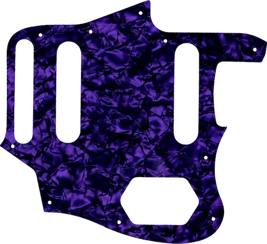 WD Custom Pickguard For Fender 2015-2018 Made In Mexico Classic Series 60s Jaguar Lacquer #28PR Purple Pearl