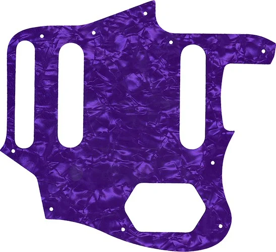 WD Custom Pickguard For Fender 2015-2018 Made In Mexico Classic Series 60s Jaguar Lacquer #28PRL Light Purple Pearl