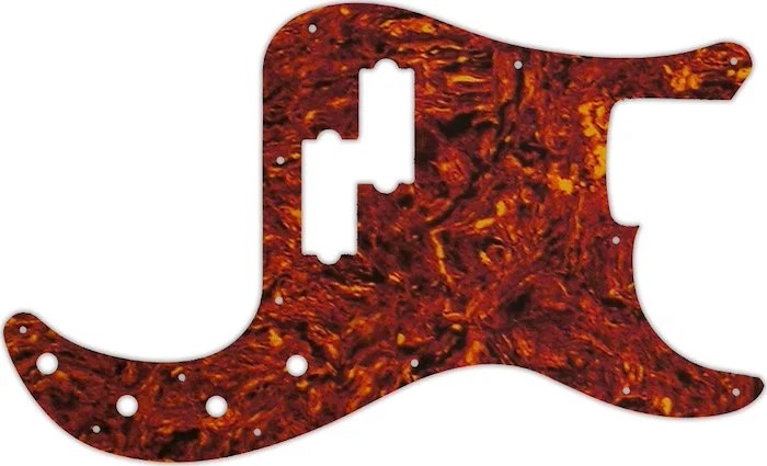 WD Custom Pickguard For Fender 2016-2019 Made In Mexico Special Edition Deluxe PJ Bass #05P Tortoise
