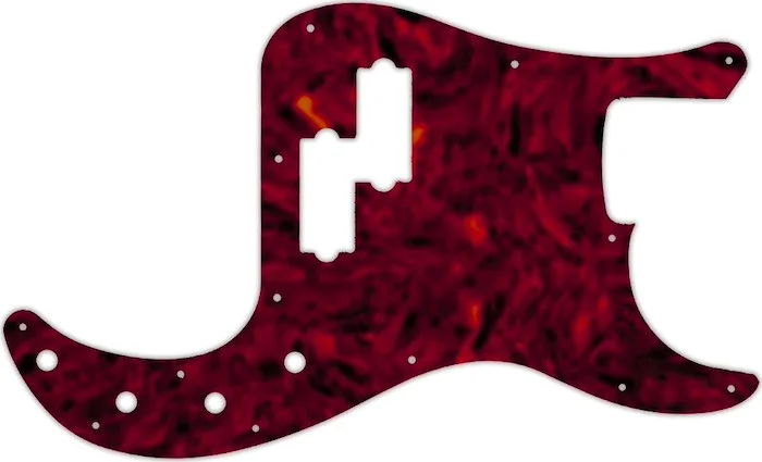 WD Custom Pickguard For Fender 2016-2019 Made In Mexico Special Edition Deluxe PJ Bass #05T Tortoise