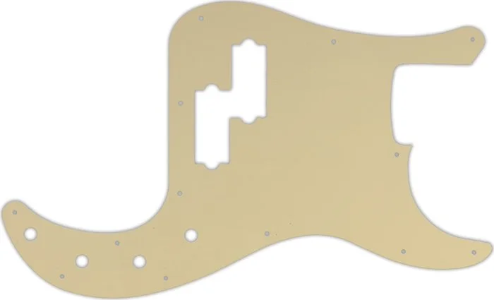 WD Custom Pickguard For Fender 2016-2019 Made In Mexico Special Edition Deluxe PJ Bass #06T Cream Th