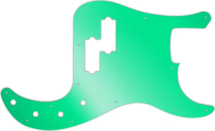 WD Custom Pickguard For Fender 2016-2019 Made In Mexico Special Edition Deluxe PJ Bass #10GR Green M
