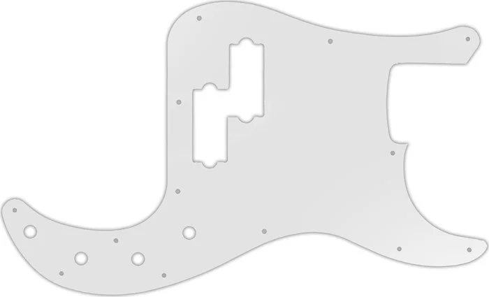 WD Custom Pickguard For Fender 2016-2019 Made In Mexico Special Edition Deluxe PJ Bass #22 Transluce