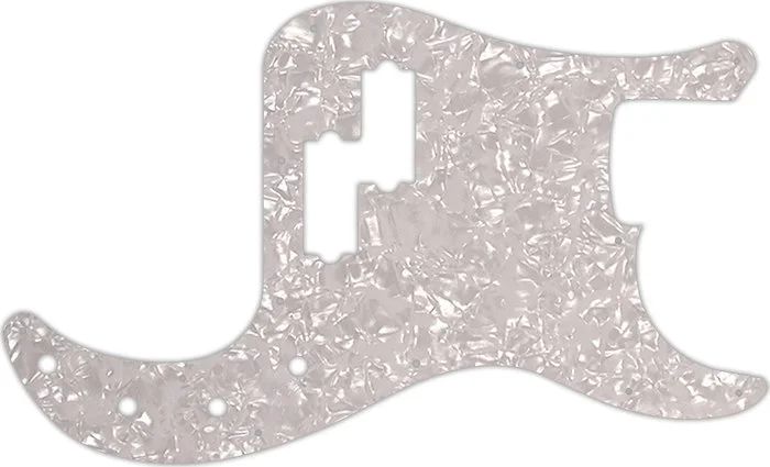 WD Custom Pickguard For Fender 2016-2019 Made In Mexico Special Edition Deluxe PJ Bass #28 White Pea