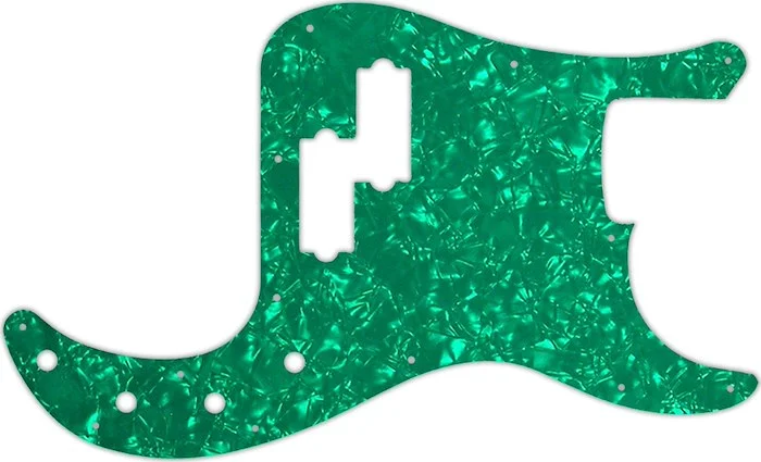 WD Custom Pickguard For Fender 2016-2019 Made In Mexico Special Edition Deluxe PJ Bass #28GR Green P