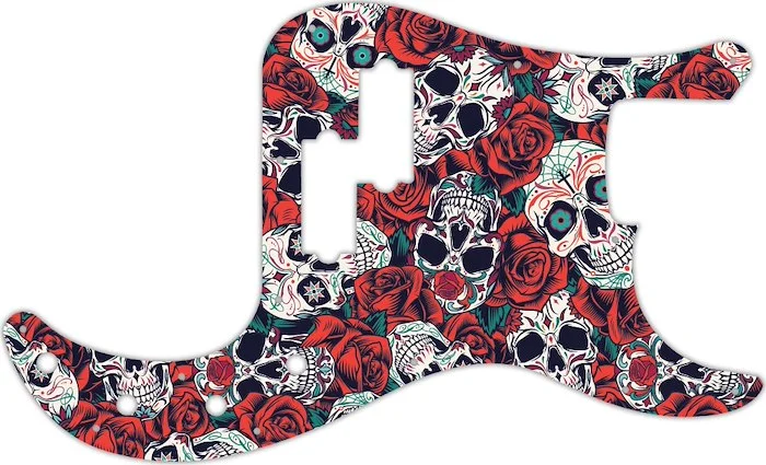 WD Custom Pickguard For Fender 2016-2019 Made In Mexico Special Edition Deluxe PJ Bass #GS01 Dia De 
