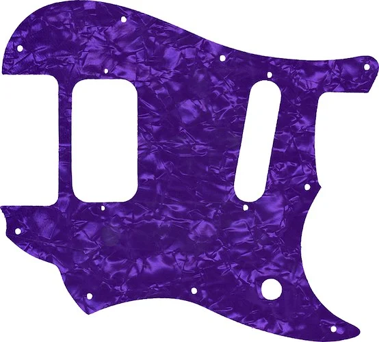 WD Custom Pickguard For Fender 2016-2019 Made In Mexico Duo-Sonic Offset HS - Custom Designed For Kurt Cobain Mustang Modification #28PRL Light Purple Pearl
