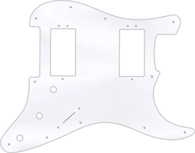 WD Custom Pickguard For Fender 2016 American Professional Stratocaster HH With Covered Shawbuckers #