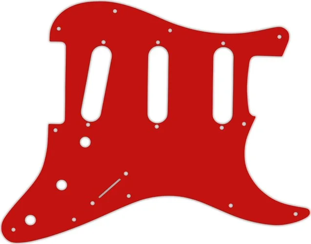 WD Custom Pickguard For Fender 2017-2019 American Professional Stratocaster #07S Red Solid