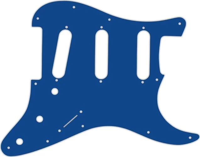 WD Custom Pickguard For Fender 2017-2019 American Professional Stratocaster #08 Blue/White/Blue