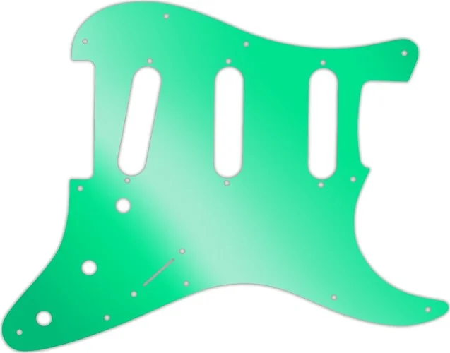 WD Custom Pickguard For Fender 2017-2019 American Professional Stratocaster #10GR Green Mirror