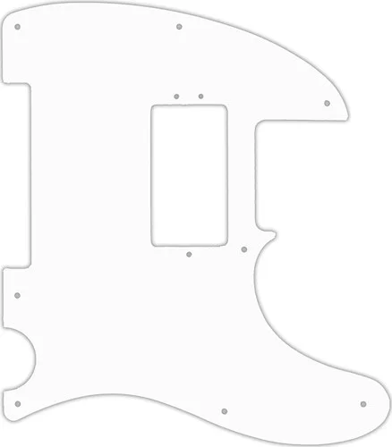 WD Custom Pickguard For Fender 2017-2019 American Professional Telecaster #02M White Matte
