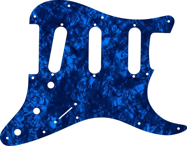 WD Custom Pickguard For Fender 2017-2019 American Professional Stratocaster #28DBP Dark Blue Pearl/Black/White/Black