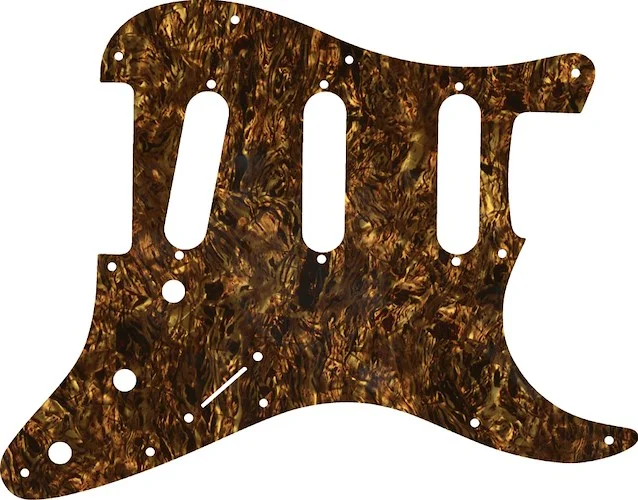 WD Custom Pickguard For Fender 2017-2019 American Professional Stratocaster #28TBP Tortoise Brown Pearl