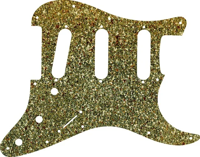 WD Custom Pickguard For Fender 2017-2019 American Professional Stratocaster #60GS Gold Sparkle 