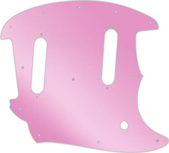 WD Custom Pickguard For Fender 2017-Present Classic Style Mustang #10P Pink Mirror