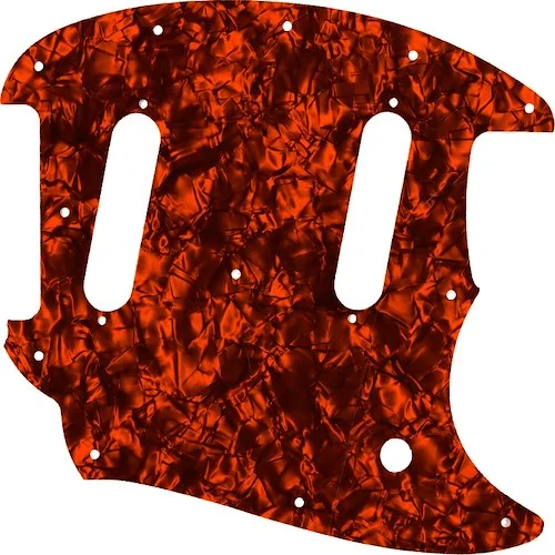 WD Custom Pickguard For Fender 2017-Present Classic Style Mustang #28OP Orange Pearl/Black/White/Black