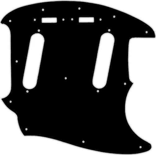 WD Custom Pickguard For Fender 2017-Present Made In Japan Traditional 60s Mustang #01 Black