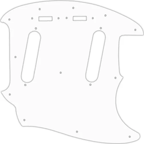 WD Custom Pickguard For Fender 2017-Present Made In Japan Traditional 60s Mustang #02M White Matte