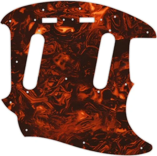 WD Custom Pickguard For Fender 2017-Present Made In Japan Traditional 60s Mustang #05F Faux Tortiose