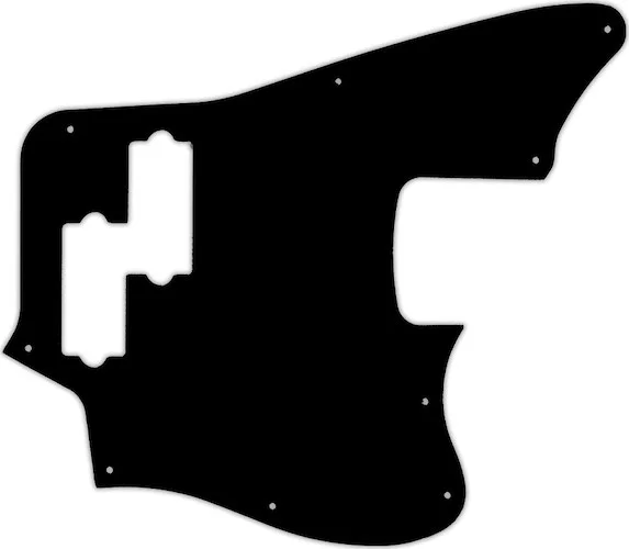 WD Custom Pickguard For Fender 2018 Player Series Jaguar Bass #03 Black/White/Black