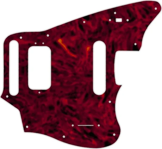 WD Custom Pickguard For Fender 2018-Present Made In Mexico Player Series Jaguar #05T Tortoise Shell 